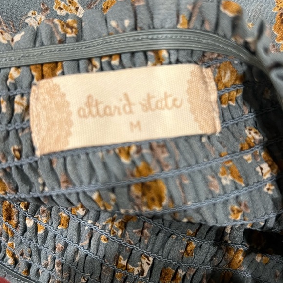 Altar’d State Medium Blue Floral Skirt - Picture 4 of 4